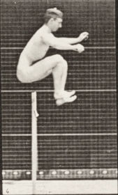 Plate 154 Jumping, running straight high jump — figure reference